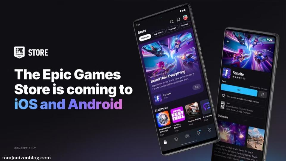 Epic Games Store พร้อมให้บริการบนอุปกรณ์ iOS และ Android การประกาศดังกล่าวเกิดขึ้นที่งาน State of Unreal 2024